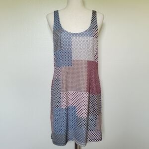 Cato | Mod Mixed Patchwork Print Jumper Dress